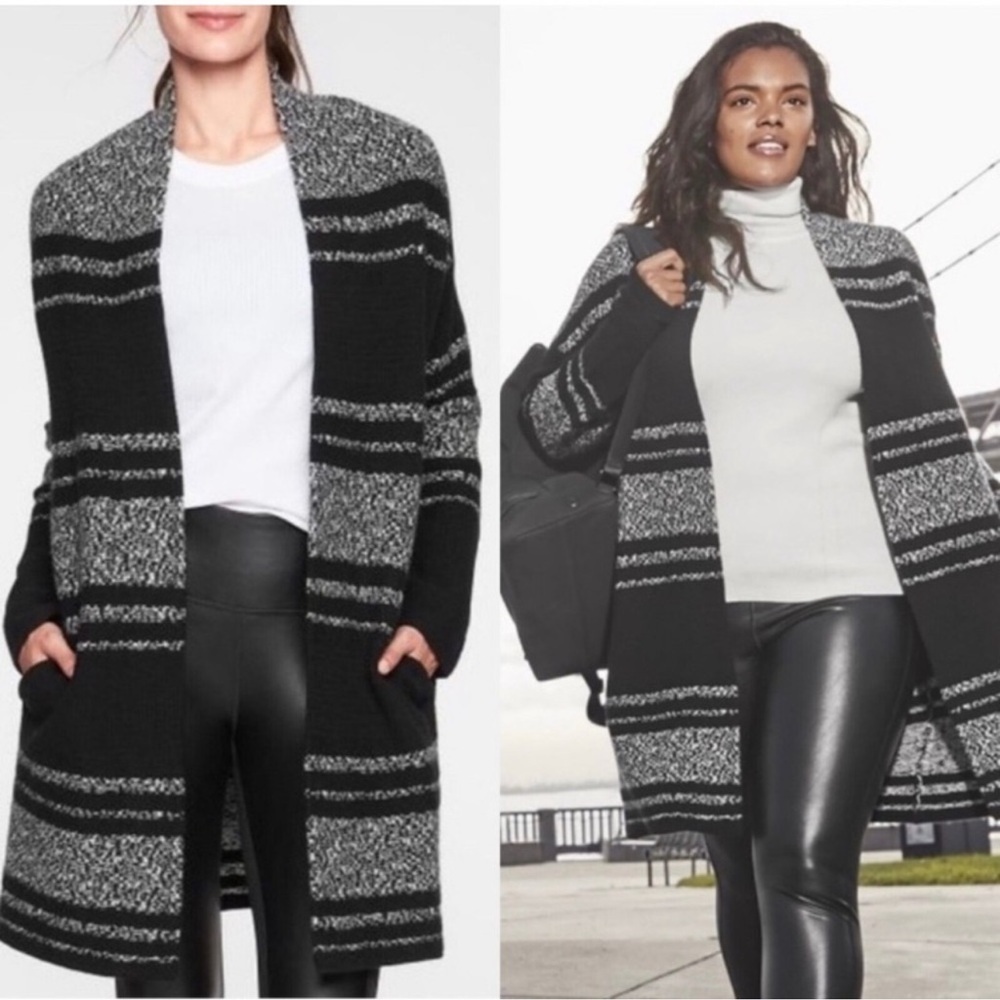 Athleta Wool Cashmere Cardigan Women Small Panorama Point Sweater Cozy Old Money